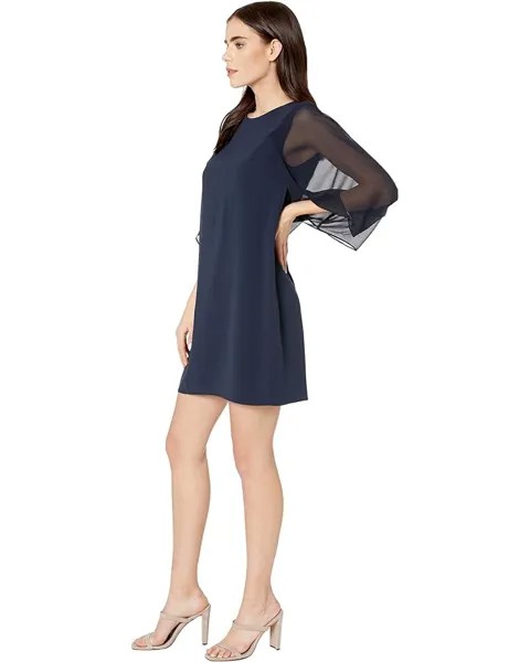 Платье Halston Blouson Sleeve Dress, цвет Dark Navy