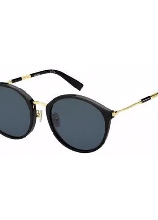 Солнцезащитные очки Max Mara, кошачий глаз, оправа: пластик, для женщин, разноцветный