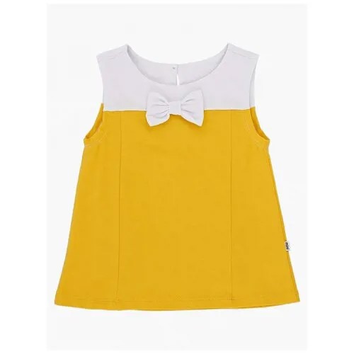 Футболка для девочек Mini Maxi, модель 1686, цвет желтый, размер 98