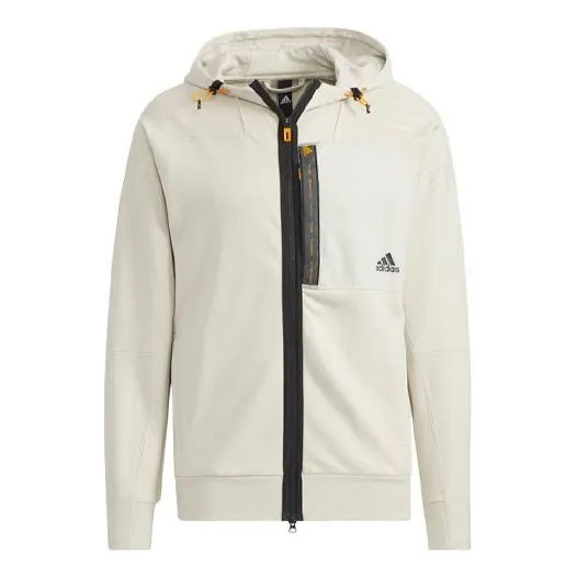 Куртка adidas Sports Hooded Jacket Creamy White, белый