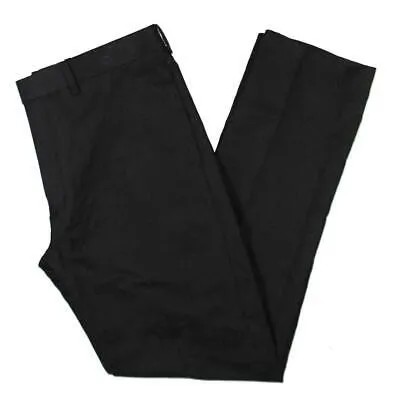 Мужские черные деловые брюки Tallia с высокой посадкой и принтом 33/32 BHFO 7863