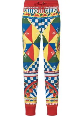 Dolce & Gabbana спортивные брюки с геометричным принтом