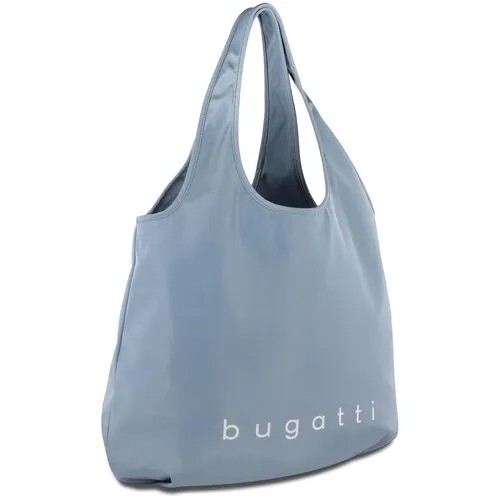 Сумка  шоппер Bugatti, фактура гладкая, бирюзовый, голубой