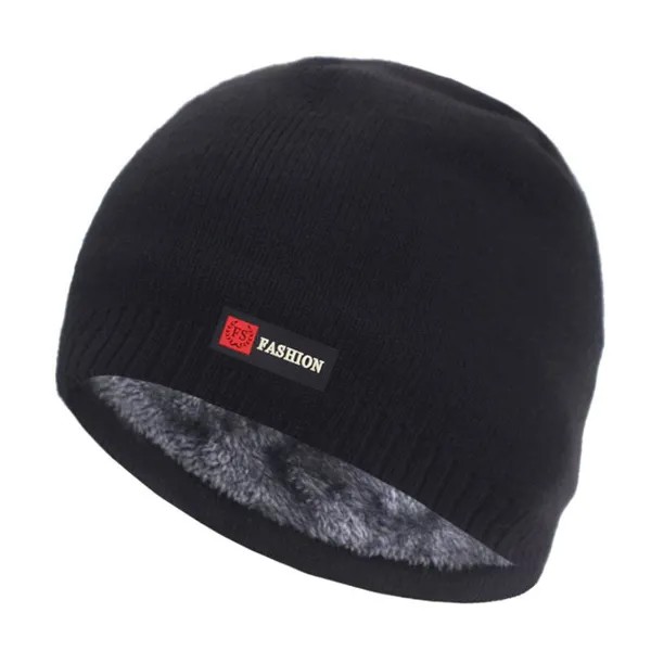 Skullies Beanies Мужчины Зимняя шляпа Женщины Вязаные шляпы Для мужчин Шапка Зимняя шапочка Горро Толстая теплая безбристрашная меховая шапочка Мужская шапочка