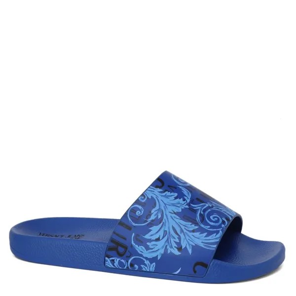 Шлепанцы мужские Versace Jeans Couture 74YA3SQ4 синие 42 EU