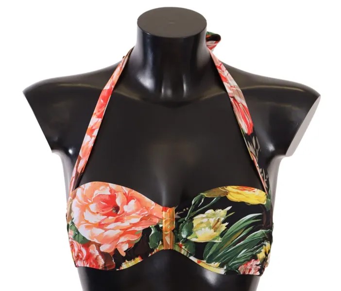 DOLCE - GABBANA Купальники Верх бикини Разноцветный купальник с цветочным принтом IT2 /S 360 долларов США