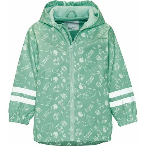 Куртка Playshoes Лесные обитатели, размер 98, зеленый