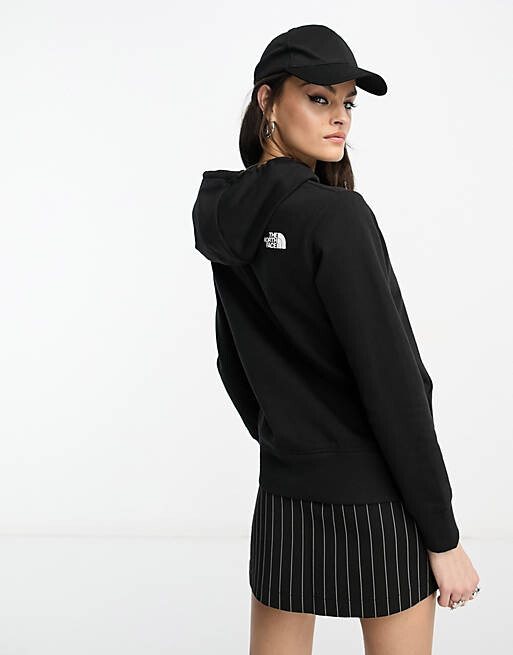 Черная флисовая худи The North Face Heritage