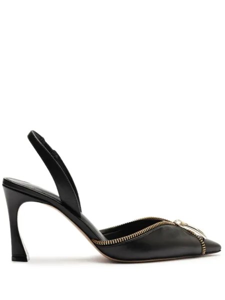 Alexandre Birman туфли Zoe 85 с ремешком на пятке, черный