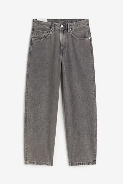 Джинсы H&M Baggy, темно-серый