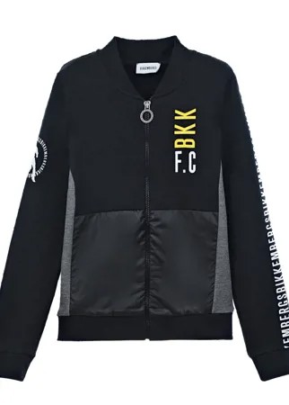 Спортивная куртка с логотипом на рукавах Bikkembergs