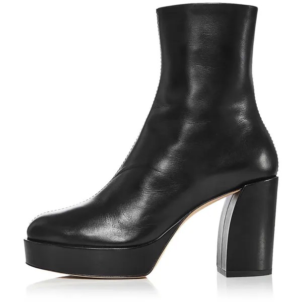 Женские короткие ботинки до середины икры Naomi из искусственной кожи 3.1 Phillip Lim, черный