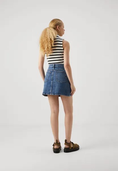 Джинсовая юбка GAP, темная стирка Skirt Raven