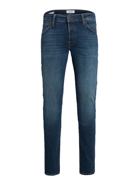Узкие джинсы JACK & JONES LIAM, темно-синий