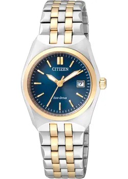 Японские наручные  женские часы Citizen EW2294-61L. Коллекция Eco-Drive