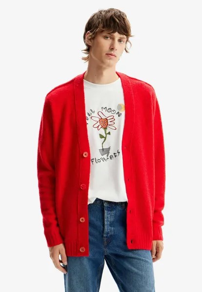 Кардиган Plain Textured Desigual, красный