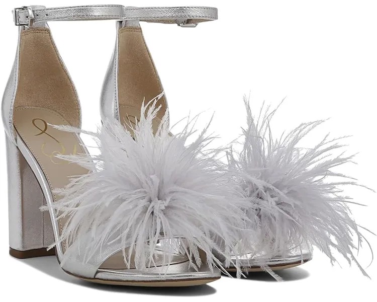 Туфли Sam Edelman Yaro Feather, серебряный