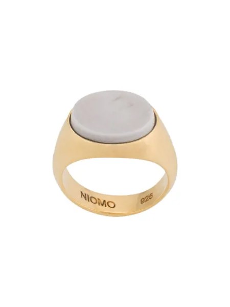 Niomo кольцо с овальной деталью 'Lana'