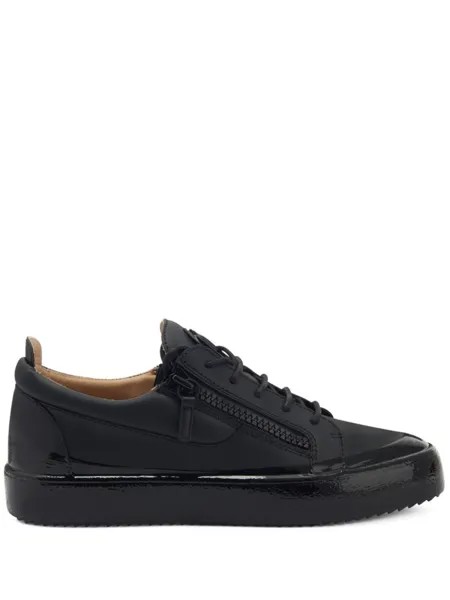 Giuseppe Zanotti кеды Frankie на молнии, черный
