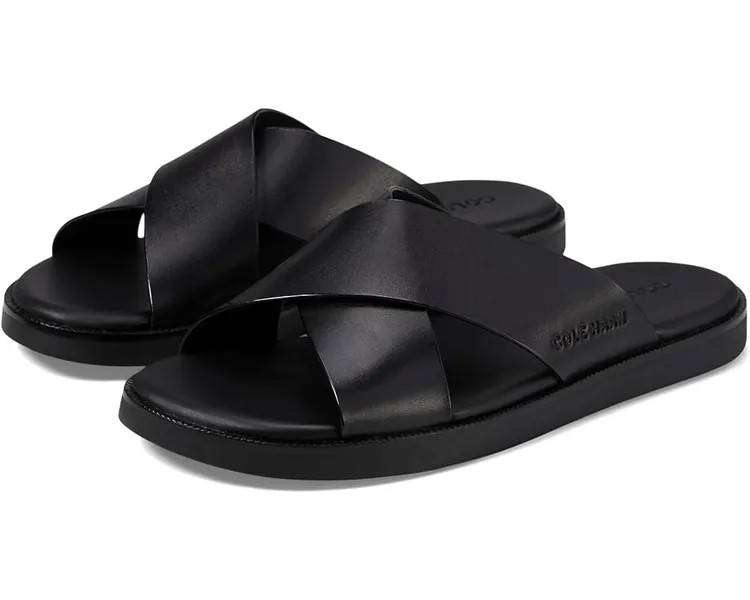 Сандалии Cole Haan Nantucket Cross Strap, цвет Black/Black