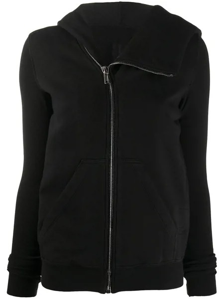 Rick Owens DRKSHDW худи на молнии с асимметричным воротником