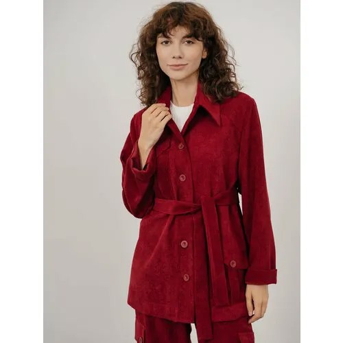 Пиджак Модный Дом Виктории Тишиной, размер L, бордовый