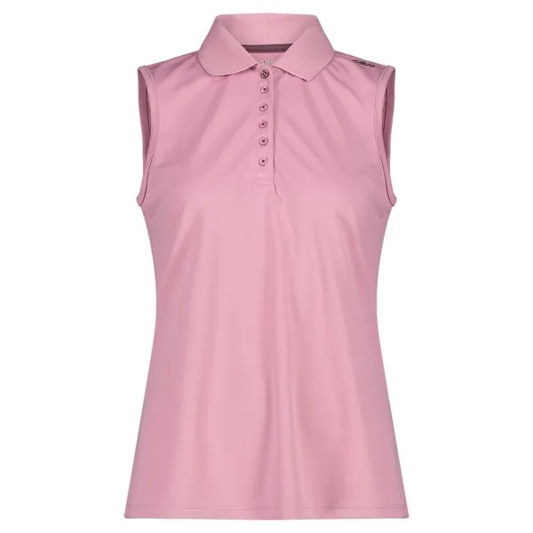 Рубашка поло CMP 3T59776 Sleeveless, розовый