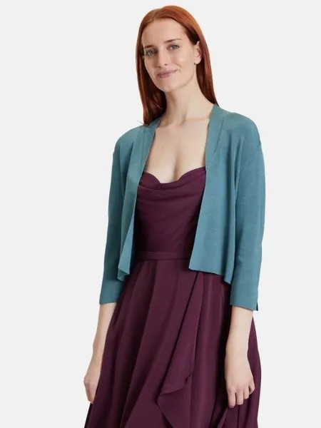 Вяжем болеро спицами Vera Mont, бирюзовый