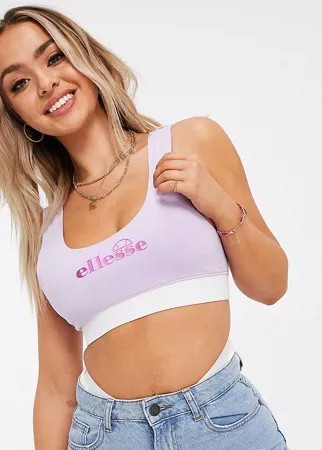 Фиолетовый бралетт с логотипом ellesse эксклюзивно для ASOS