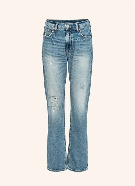 Джинсы Кейт расслабленные прямые True Religion, синий