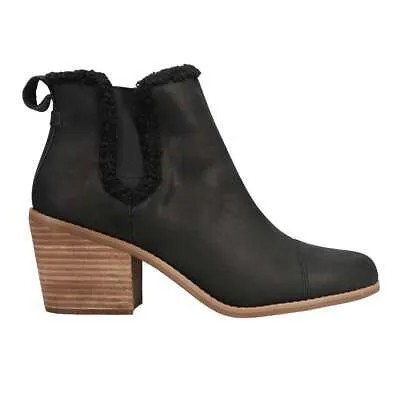 Женские черные повседневные ботинки TOMS Everly Chelsea Booties 10016857