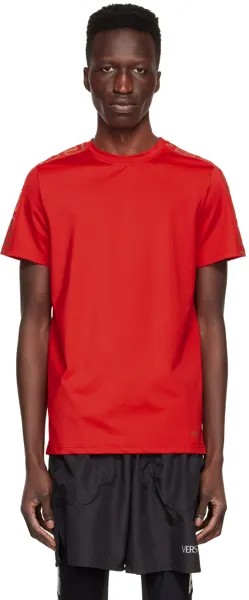 Красная футболка Greca Versace Underwear