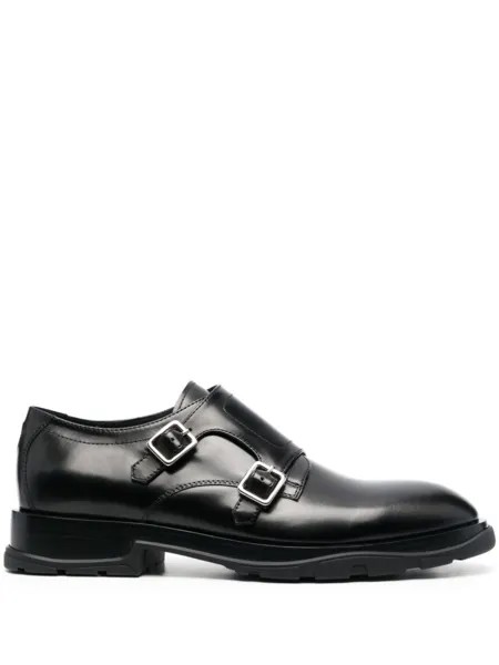 Туфли монки Alexander McQueen, черный