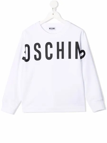 Moschino Kids толстовка с логотипом