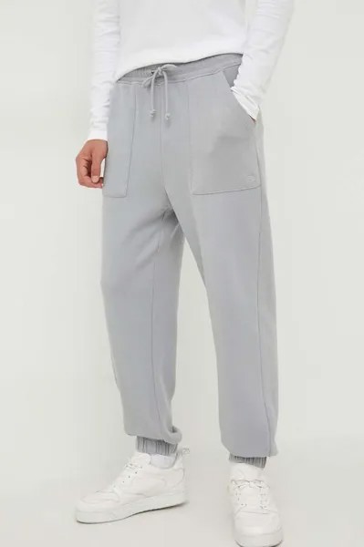 Хлопковые спортивные брюки United Colors of Benetton, серый