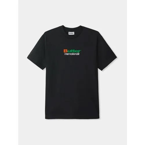 Футболка Butter Goods Internationale Tee, размер XXL, черный