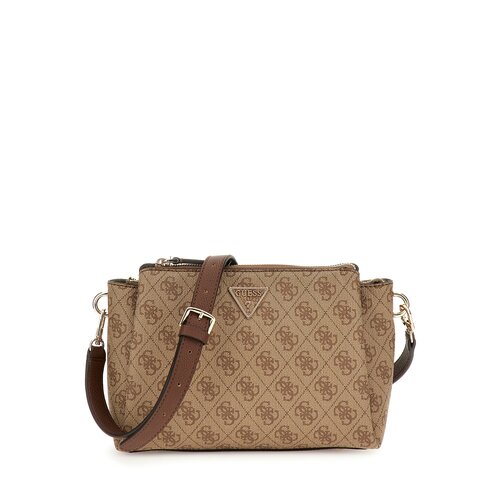 Сумка GUESS, бежевый, коричневый
