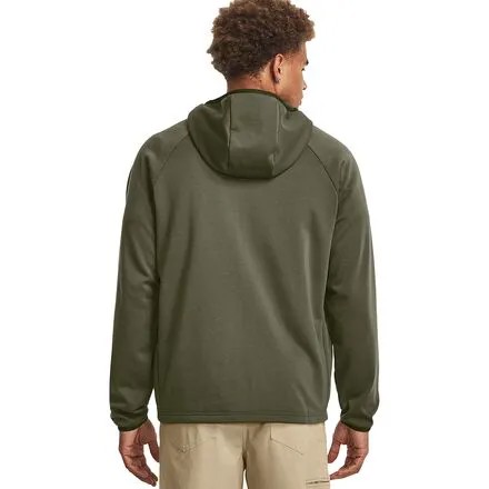 Толстовка с молнией во всю длину Storm Twill Specialist мужская Under Armour, цвет Marine OD Green/Baroque Green/Baroque Green