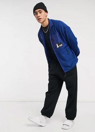 Спортивная куртка в стиле oversized из плотного флиса с логотипом на кармане ASOS Actual-Многоцветный