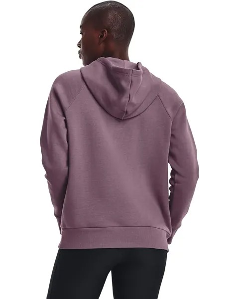 Худи Under Armour Rival Fleece Big Logo Hoodie, цвет Misty Purple/White