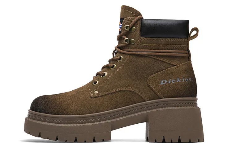 Ботинки женские темно-коричневые/хаки Dickies