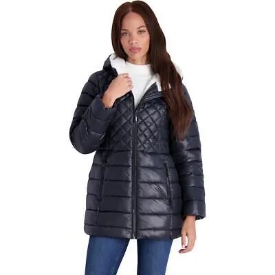 Женское черное пальто Glacier Shield Steve Madden с уютной подкладкой Glacier Shield L 7054