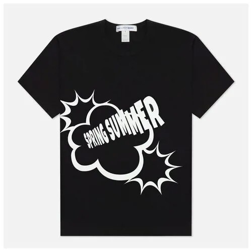 Футболка Comme des Garcons SHIRT, хлопок, размер S, черный
