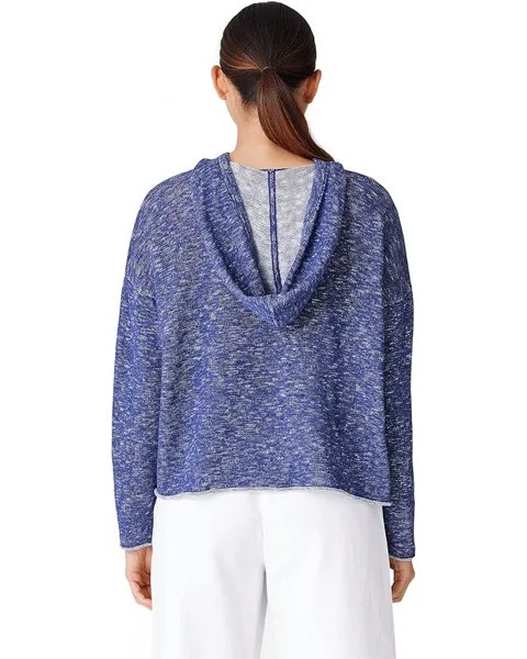 Пуловер Eileen Fisher Short Hoodie Pullover, цвет Iris