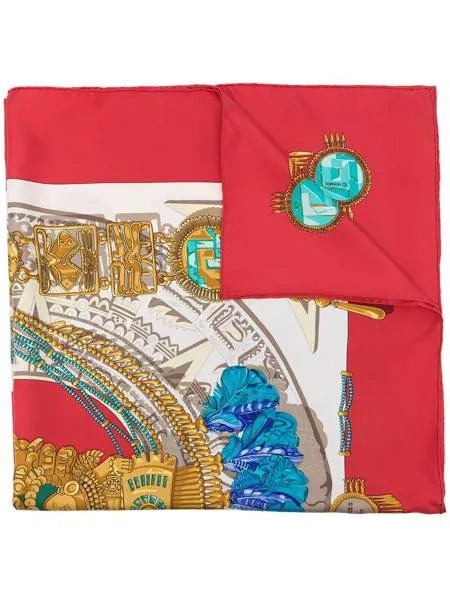 Hermès шелковый платок Mexique 1990-2000-х годов