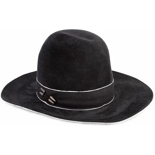 Шляпа Isabel Benenato, шерсть, утепленная, размер M, черный