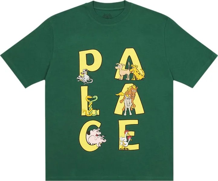 Футболка Palace Session T-Shirt 'Green', зеленый