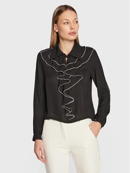 Блуза стандартного кроя Rinascimento, черный