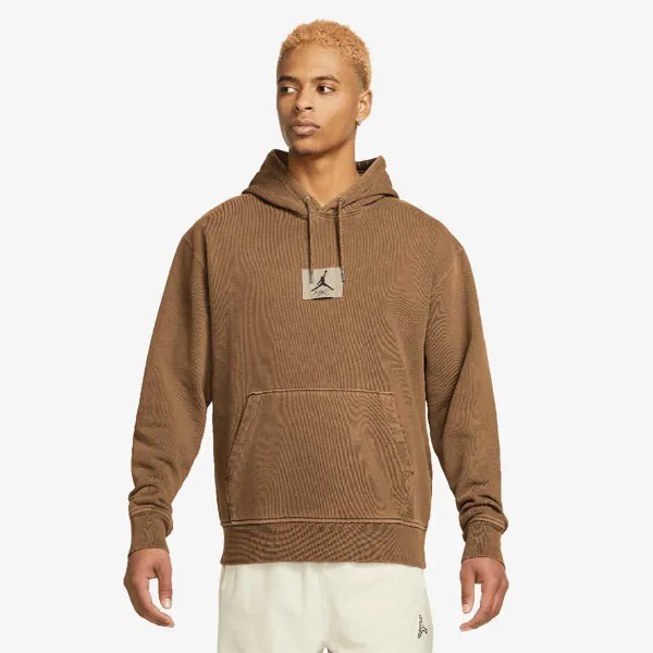 Толстовка Essential Statement Washed Fleece Hoody Jordan, цвет Blaugrau