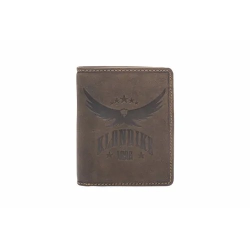 Бумажник KLONDIKE 1896, коричневый